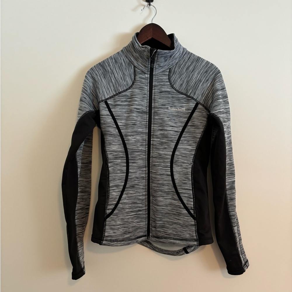 Black and Grey Athletic Avalanche Zip Up. Size Small.